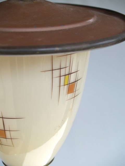 glas lampe retro antik 60er luster 3