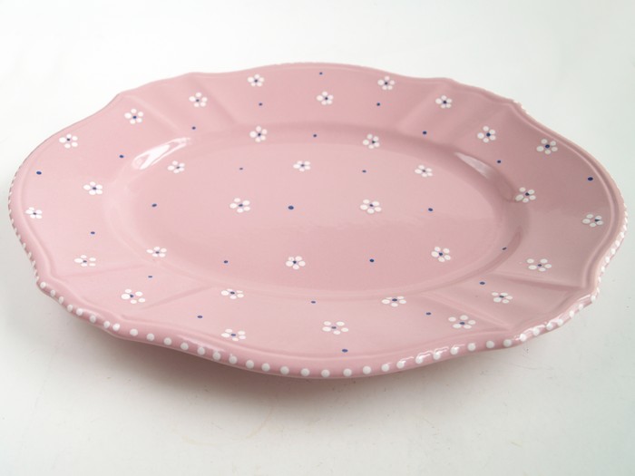 gmundner 4596 platte keramik dirndlrosa rosa 2