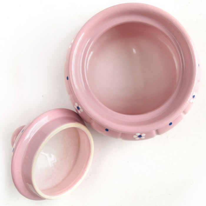 gmundner 4601 zuckerdose rosa dirndlrosa keramik neu 2