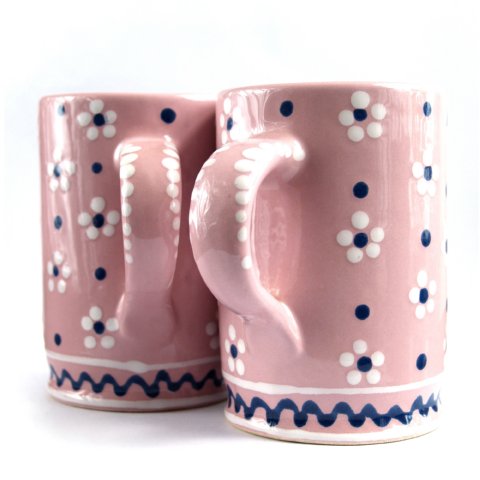 Gmundner Keramik Dirndl Rosa Trinkbecher
