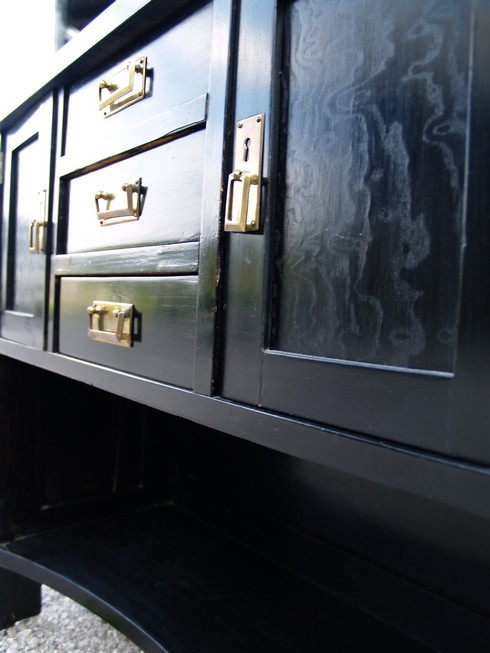 Jugendstil Messingbeschlag