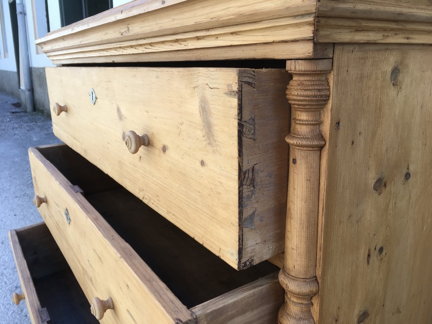 Kommode Vollholz antik Naturholz saniert kommode 4814 antik holz 10