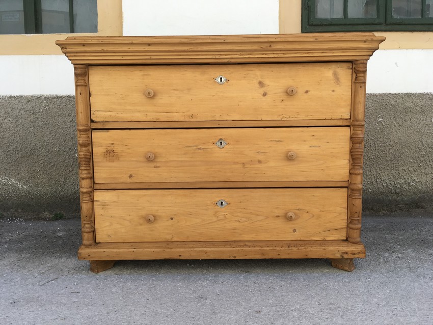 Kommode Vollholz antik Naturholz saniert kommode 4814 antik holz 5