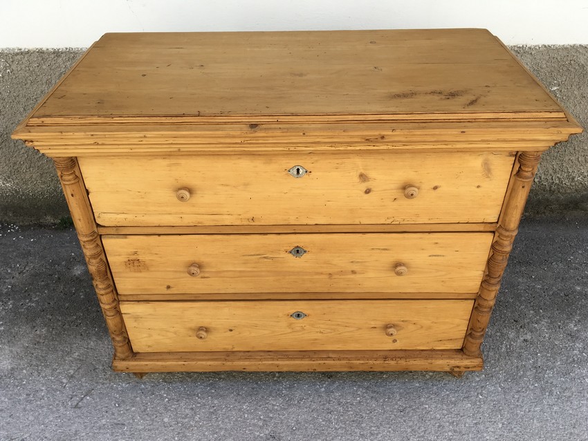 Kommode Vollholz antik Naturholz saniert kommode 4814 antik holz 6