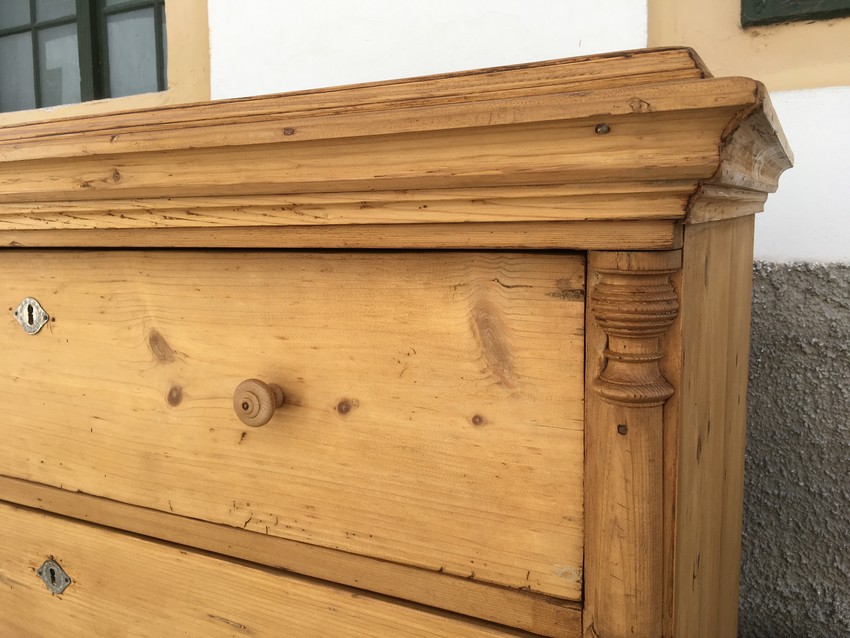 Kommode Vollholz antik Naturholz saniert kommode 4814 antik holz 9