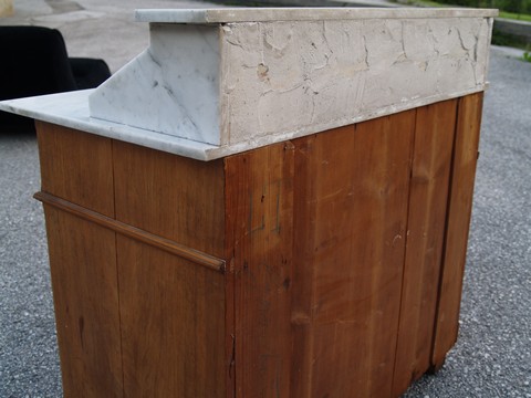 Antiker Waschtisch Marmorplatte Antiker Waschtisch Marmorplatte