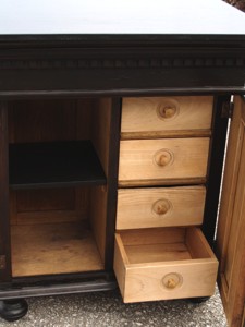 Antik Kommode beschnitzt Gründerzeit