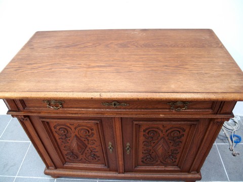 antike Kommode Historismus Schnitzwerk