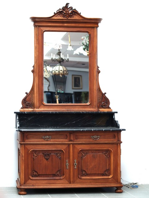 Antike Kommode Spiegel