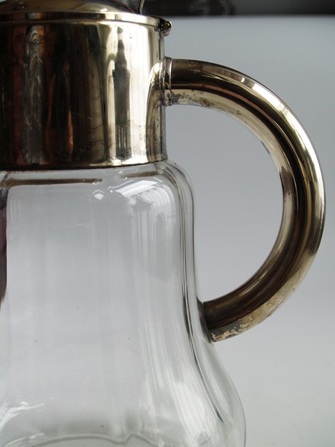 Glas kalte Ente Karaffe