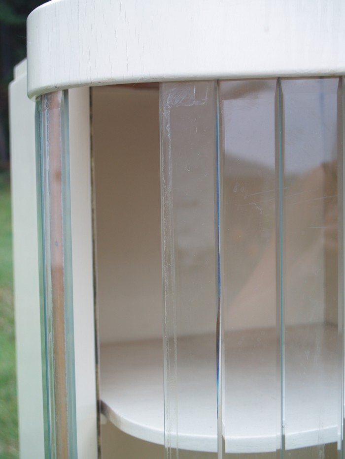 Küchenschrank creme antik Vintage 40er- 50er-jahre Küchenmöbel Midcentury pastell artdeco