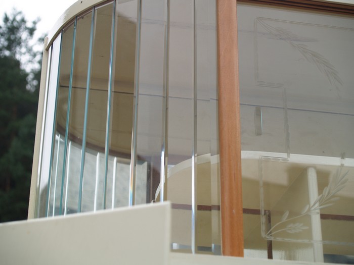 Küchenschrank creme antik Vintage 40er- 50er-jahre Küchenmöbel Midcentury pastell artdeco