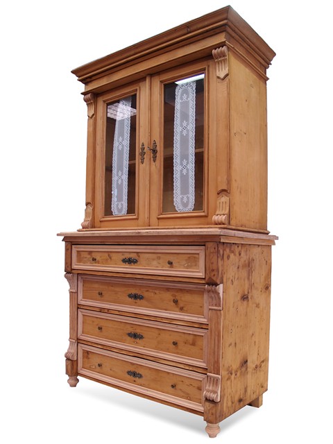 antiker Bauernmöbel Schrank Küchenschrank Bauernschrank Massivholz Buffet