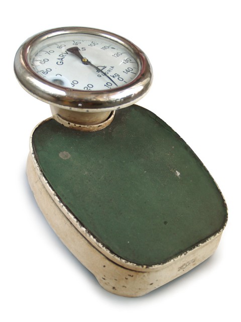 waage antik industrial Design industrialstyle retro Gusseisen Standwaage Küchenwaage shabby chic türkis blau grün Steampunk WildWildWest