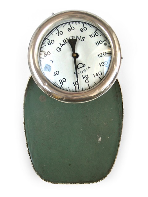 waage antik industrial Design industrialstyle retro Gusseisen Standwaage Küchenwaage shabby chic türkis blau grün Steampunk WildWildWest