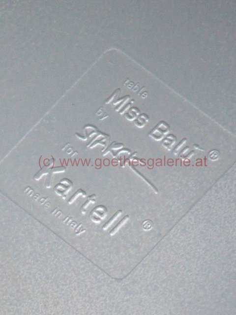 Kartell & Philippe Starck 1 Philippe Stark Sessel Kartell Lord Jo Vintage Design Tisch Miss Balou