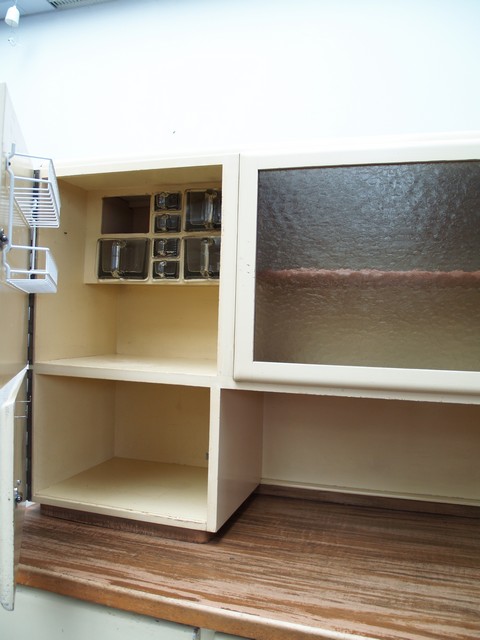 Küchenschrank creme antik Vintage 40er- 50er-jahre Küchenmöbel