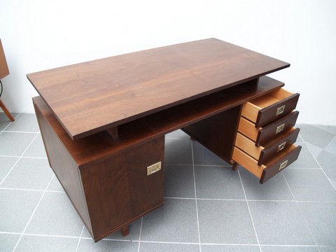 Schreibtisch antik Midcentury Vintage Designmöbel 50er 70er 60er-Jahre Retro