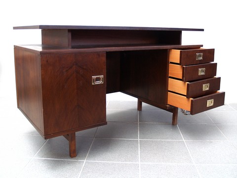 Schreibtisch antik Midcentury Vintage Designmöbel 50er 70er 60er-Jahre Retro
