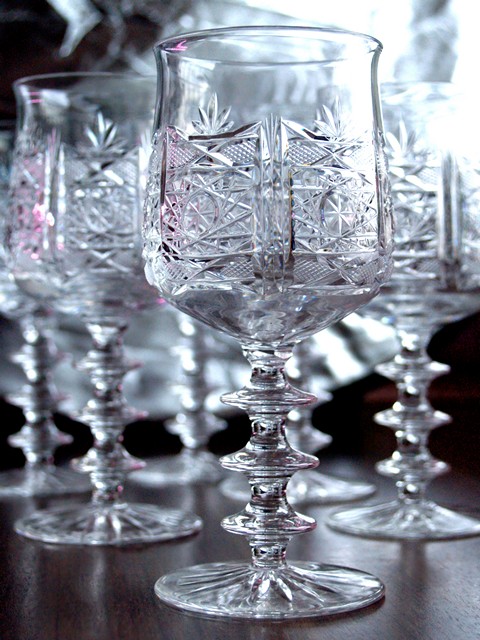 Riedel Weinglas Bleikristall geschliffen