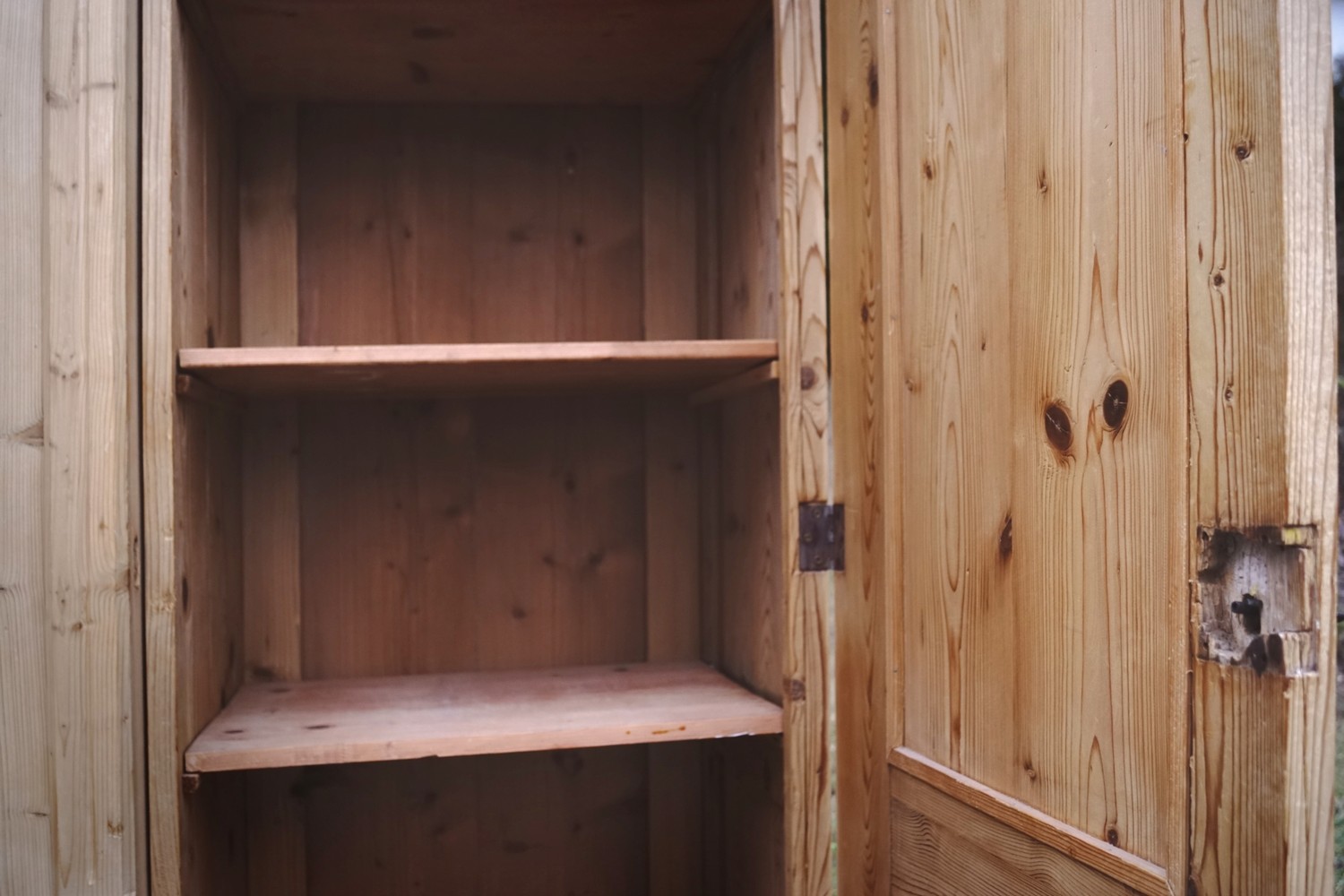 schrank 5148 weichholz garderobe garderobenschrank vorzimmerschrank garderobenkasten kasten antik 19