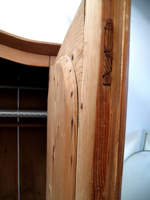 bauernschrank antik Naturholz Schrank Shabby Chic