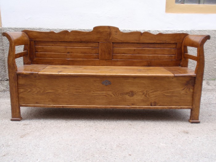 sitzbank kueche 4366 landhausstil truhenbank antik 10