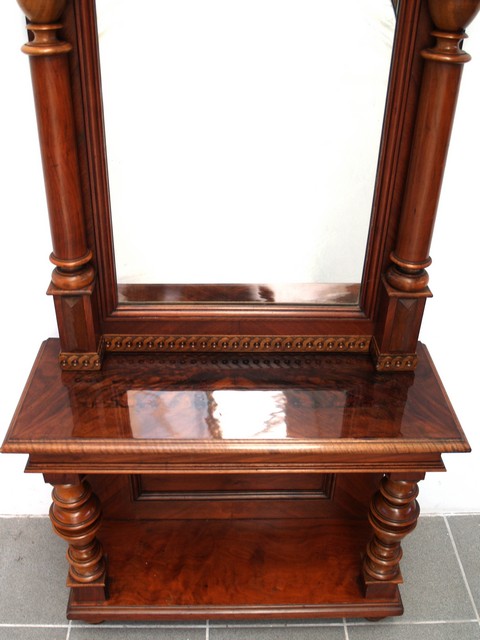 Antike Konsole mit Spiegel Aufsatz