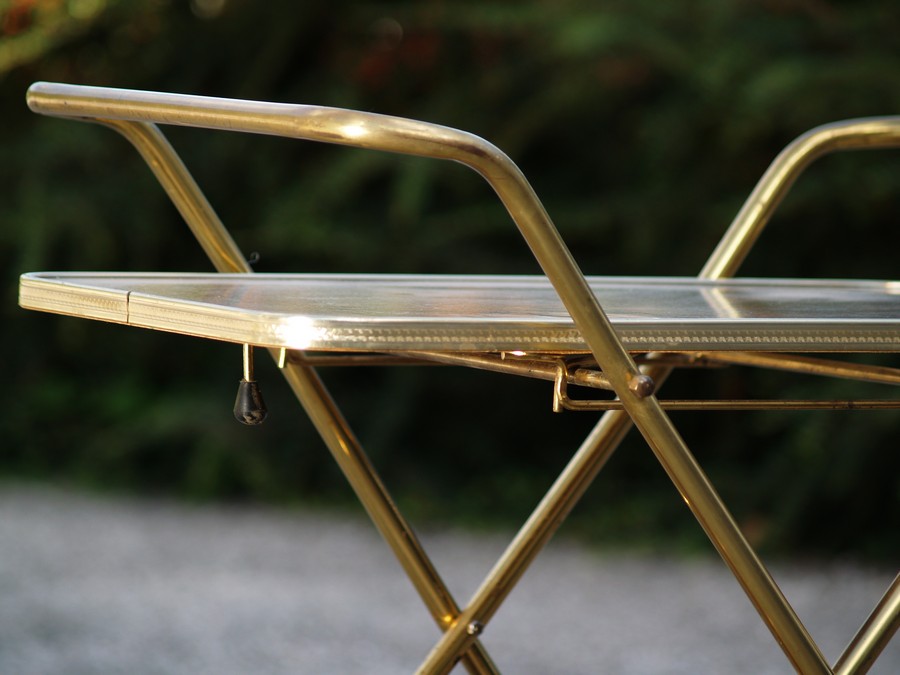 Tisch Midcentury Servierwagen 50er 60er-Jahre Nierentisch Coffeetable antik