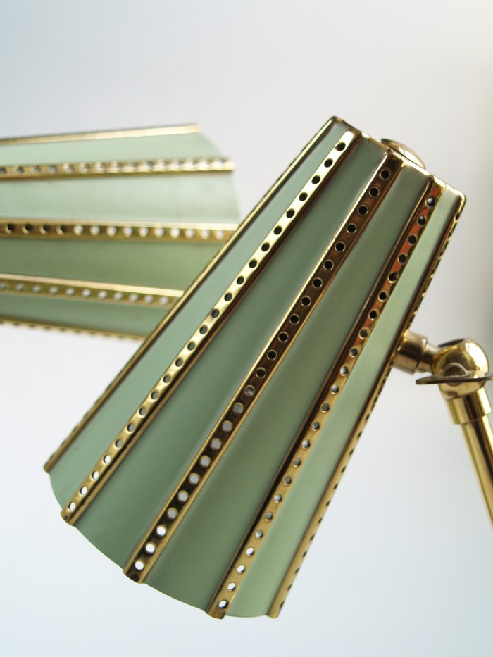 vintage tischlampe pastell 50er 60er jahre lampe original 6