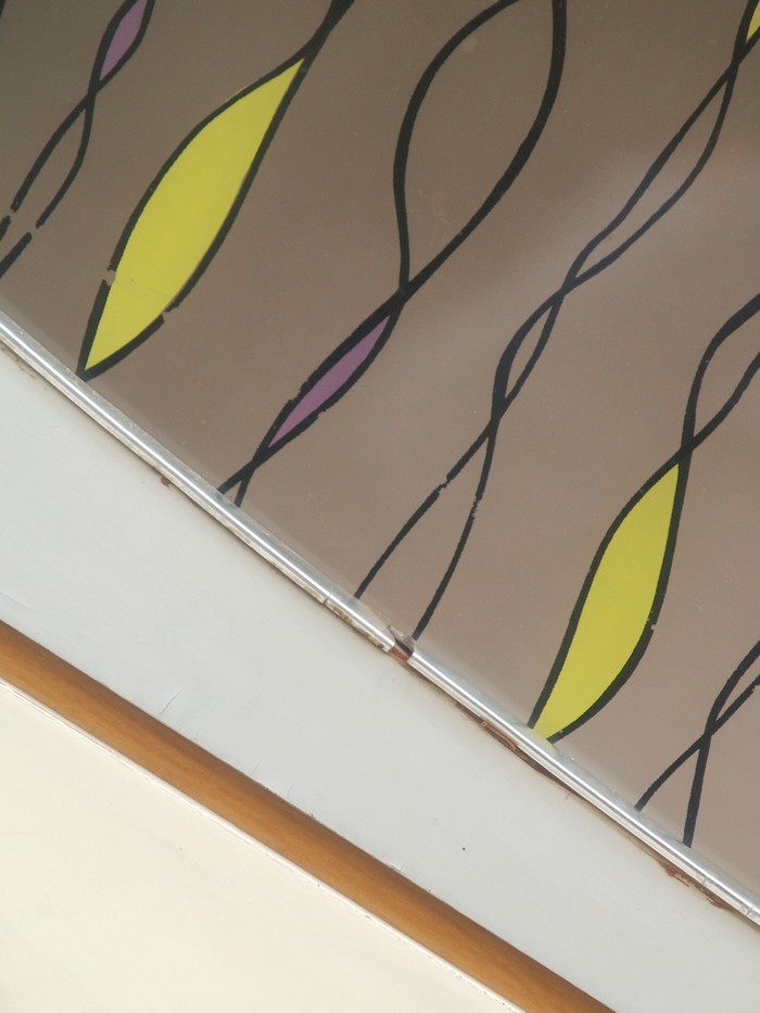 Küchenschrank creme antik Vintage 40er- 50er-jahre Küchenmöbel Midcentury pastell artdeco