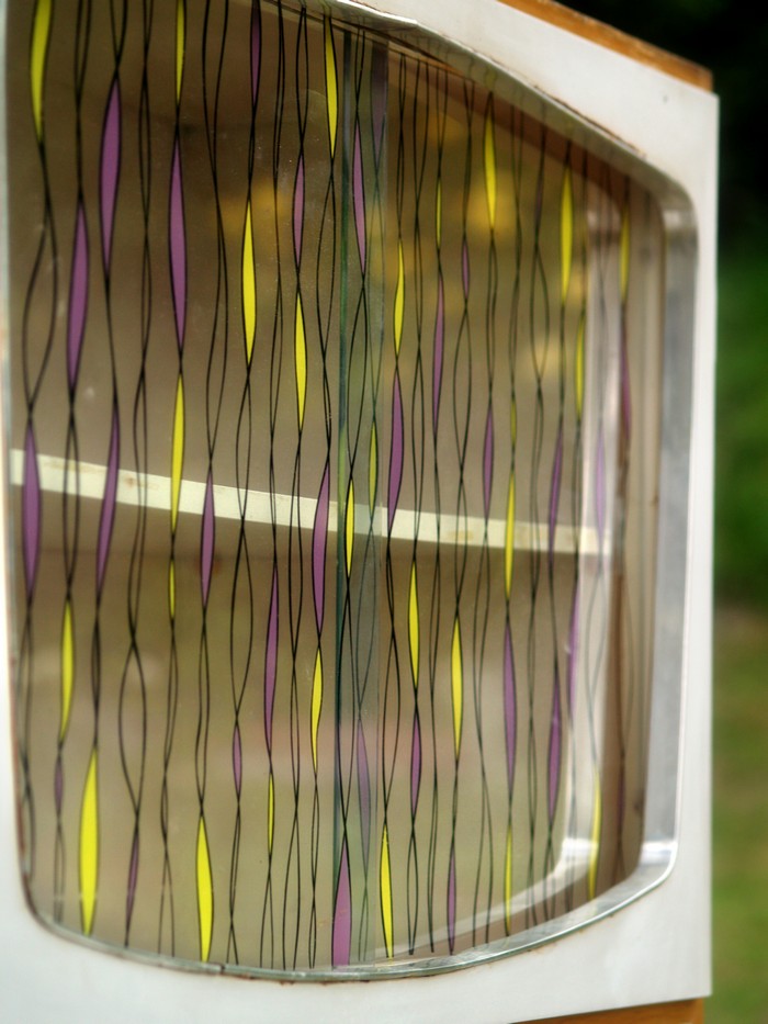 Küchenschrank creme antik Vintage 40er- 50er-jahre Küchenmöbel Midcentury pastell artdeco