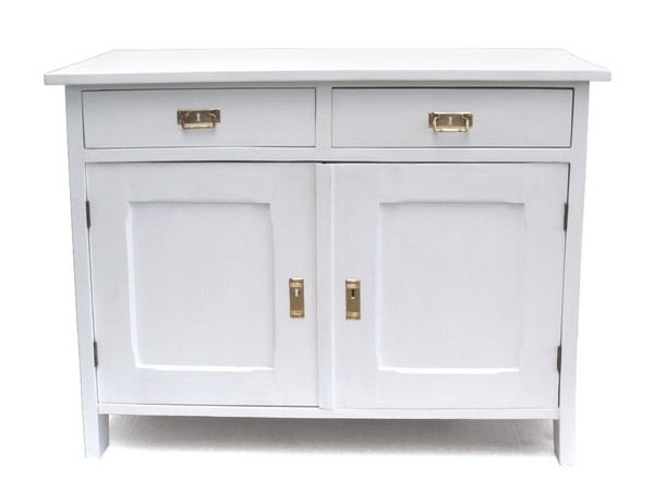 antike KOmmode shabby chic weiß creme restauriert