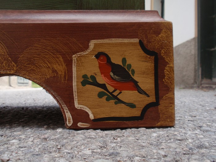 Voglauer Kommode Bauernschrank voglauer 4374 kommode ladenkommode bemalt bauernkommode handbemalt gruen 3