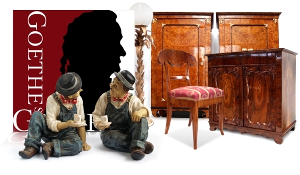 Antiquitäten antike Möbel kaufen Shop Lieferung Goethes Galerie