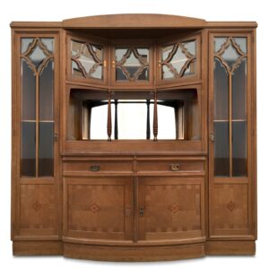 Read more about the article Jugendstil Vitrine Anrichte Möbel antiker Schrank