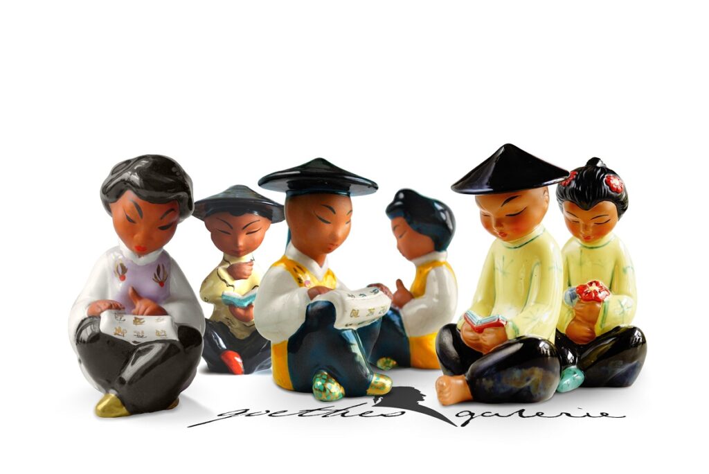 antike Figuren Skulpturen Accessoires Keramik Österreich Charly Bauer brown