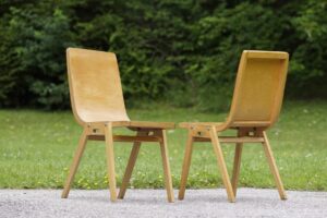 Roland Rainer Stadthalle Sessel Stuhl Mid Century Wissenswert kaufen restaurierung Original innsbruck wien pollak globus thonet