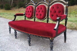 Napoleon III. Möbelstil 1852-1870 Merkmale entdecken 14 antikes Sofa napoleon III 1850 19.Jhdt Viktorianisch Antiquität
