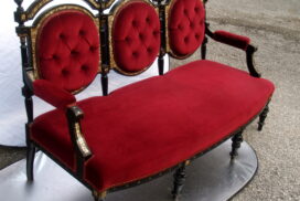 Napoleon III. Möbelstil 1852-1870 Merkmale entdecken 12 antikes Sofa napoleon III 1850 19.Jhdt Viktorianisch Antiquität