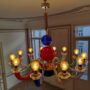 Gio Ponti Design Chandelier Venini Italy Secondhand Murano Glas Lampe Kronleuchter kaufen