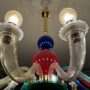 Gio Ponti Design Chandelier Venini Italy Secondhand Murano Glas Lampe 99.80