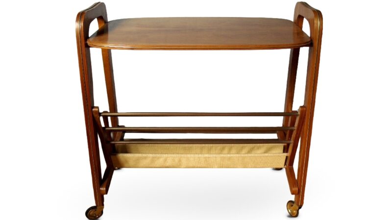 Servierwagen Vintage Zeitschriftenhalter MidCentury 60s Original