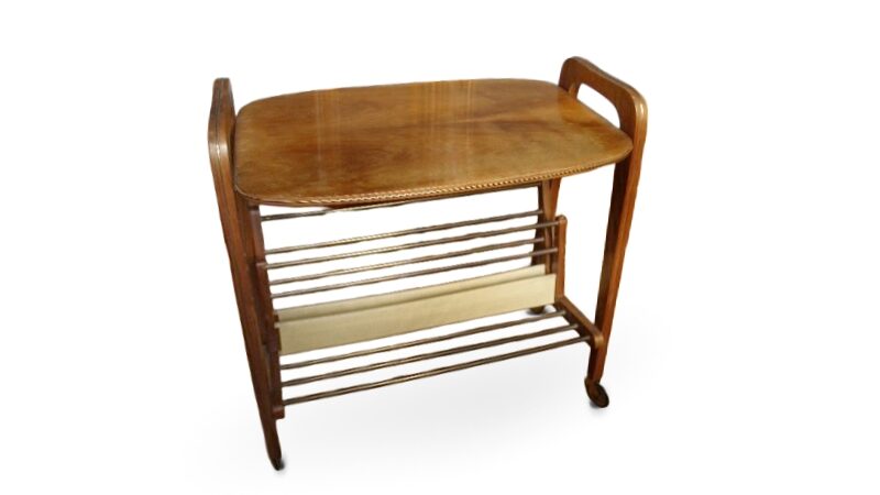 Vintage Zeitungstisch 60s Design Mid Century